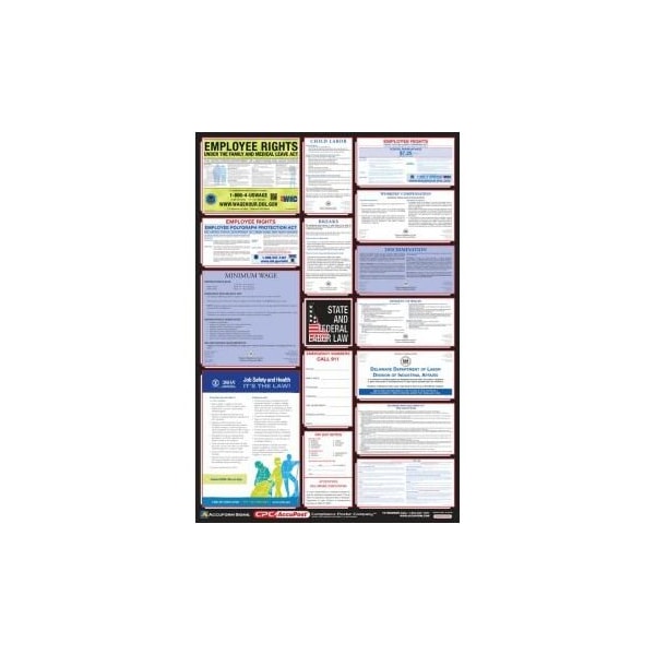 Accuform OSHA SAFETY POSTER COMBO STATE, PPG300DE PPG300DE - main